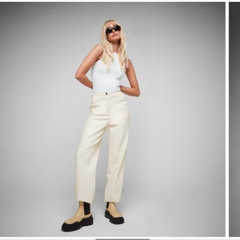 Missguided Faux Leather Pant